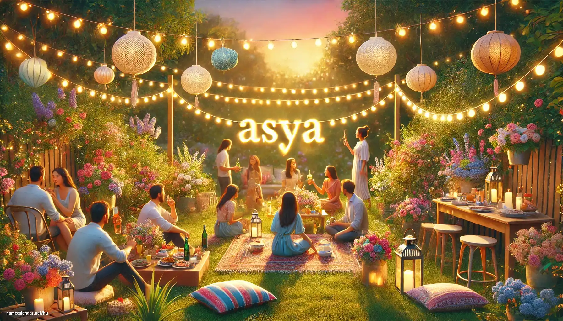 Névnap és név megünneplése - Asya