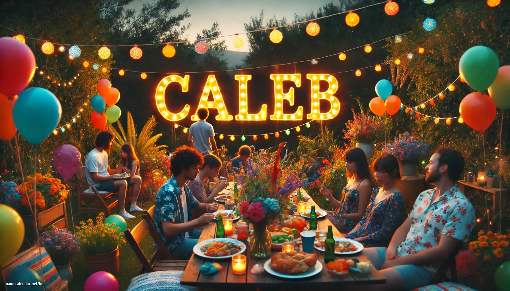 Névnap és név megünneplése - Caleb