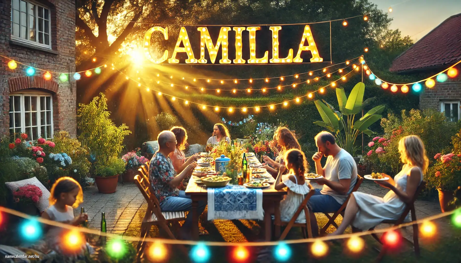 Névnap és név megünneplése - Camilla