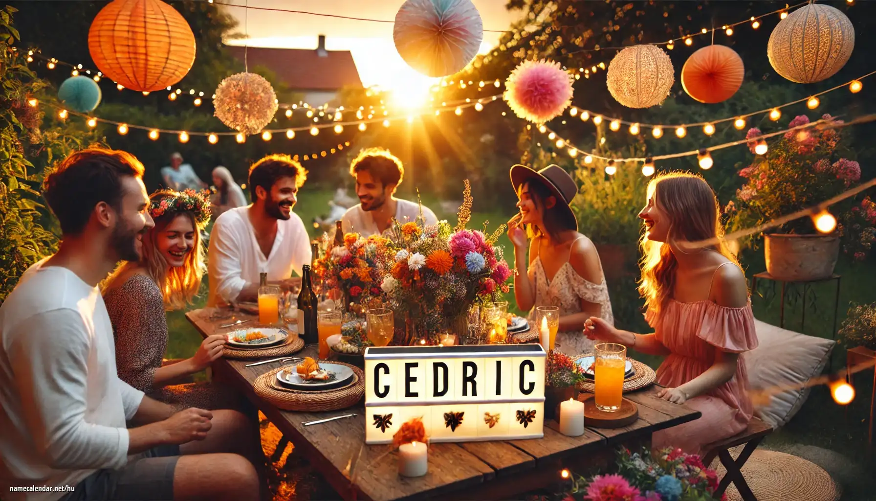 Névnap és név megünneplése - Cédric