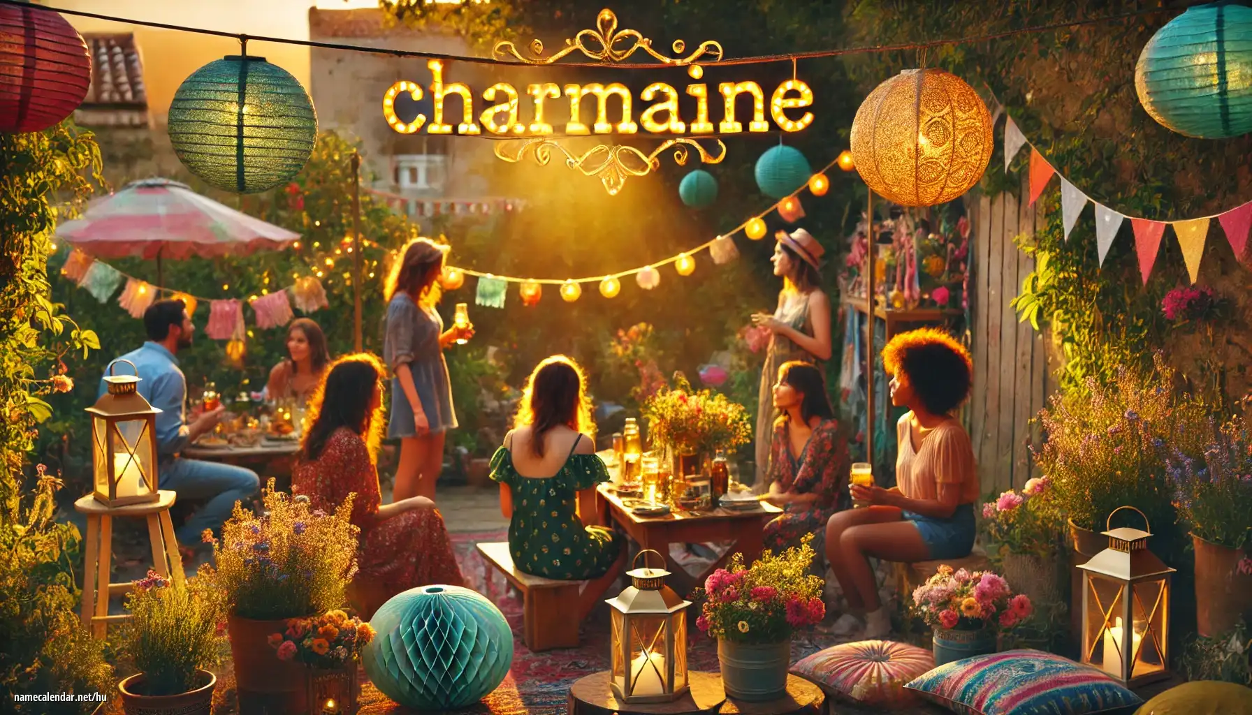 Névnap és név megünneplése - Charmaine