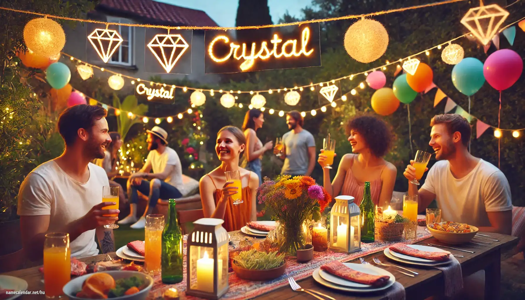 Névnap és név megünneplése - Crystal