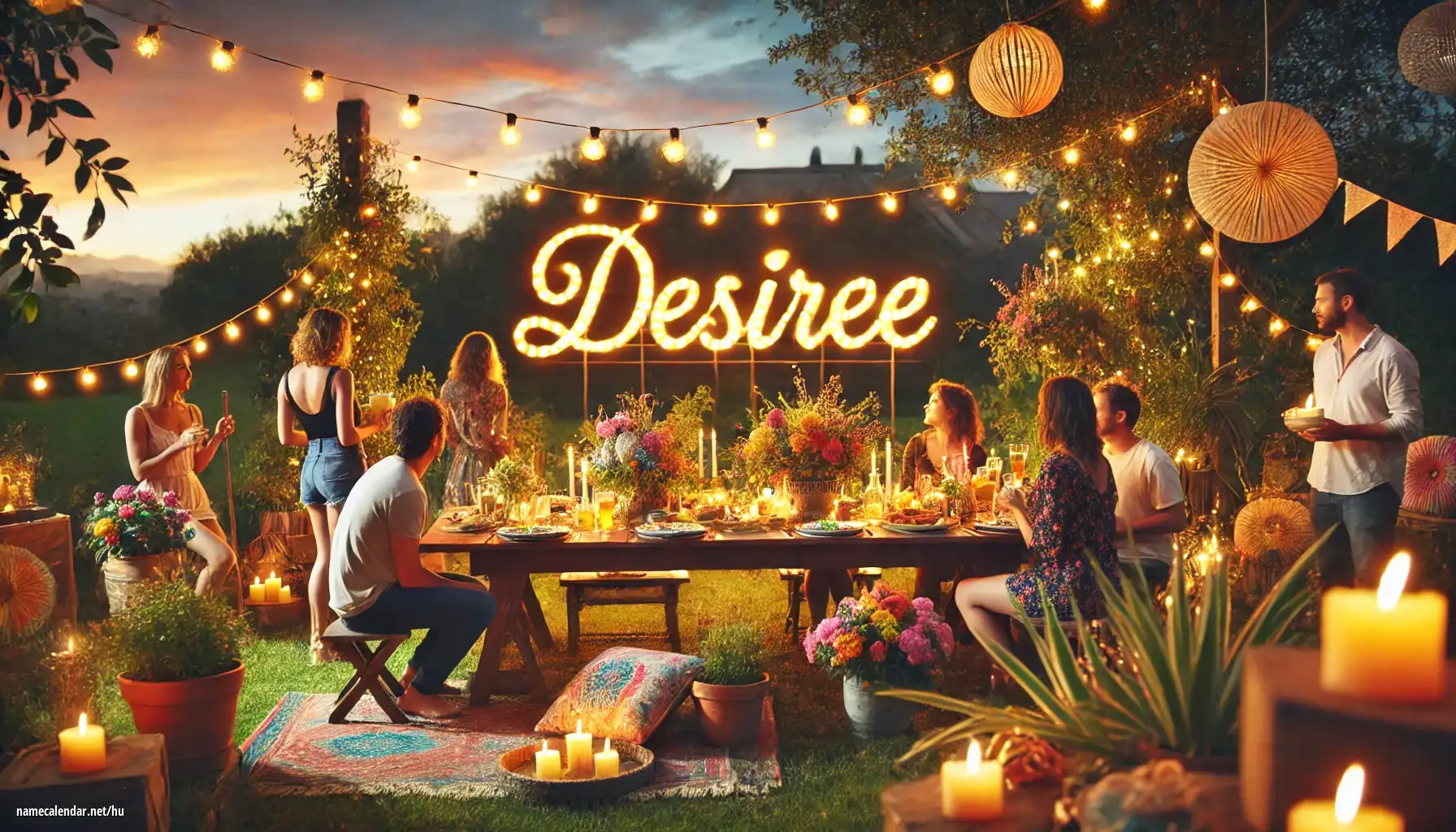 Névnap és név megünneplése - Desiree