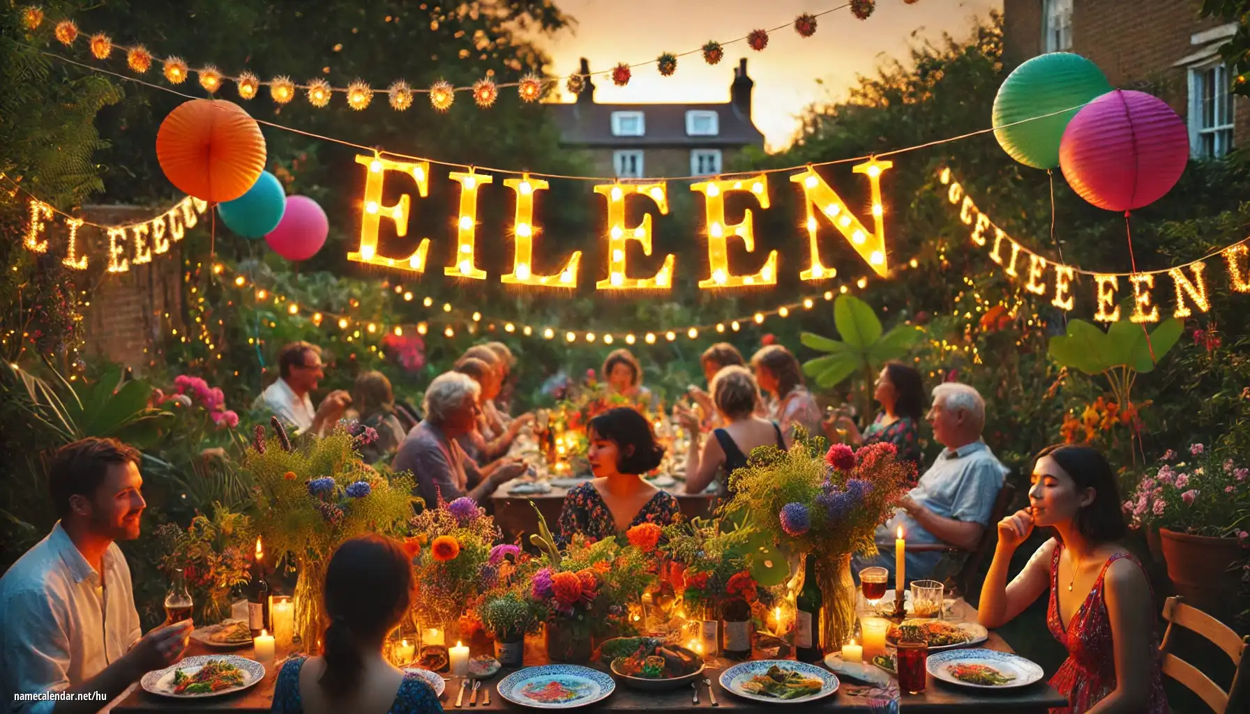 Névnap és név megünneplése - Eileen