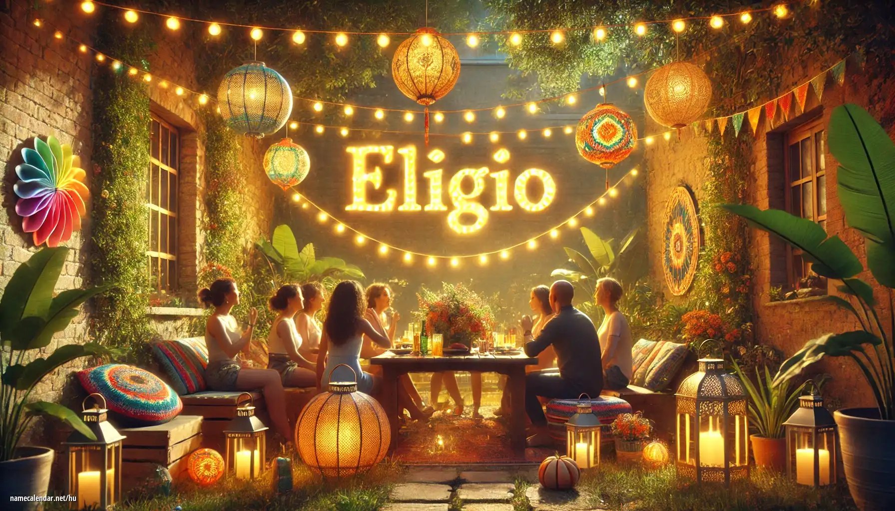 Névnap és név megünneplése - Eligio