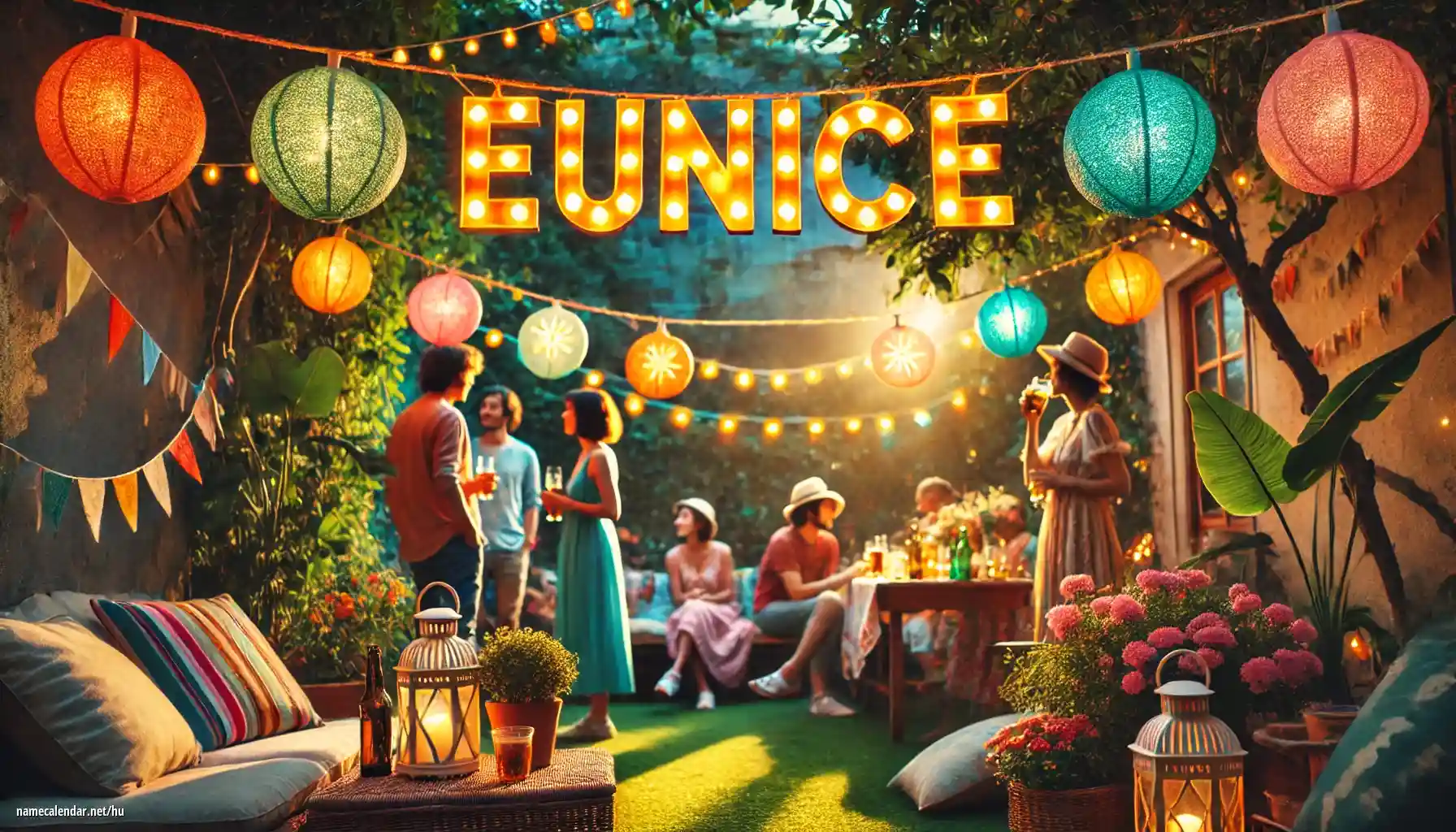 Névnap és név megünneplése - Eunice