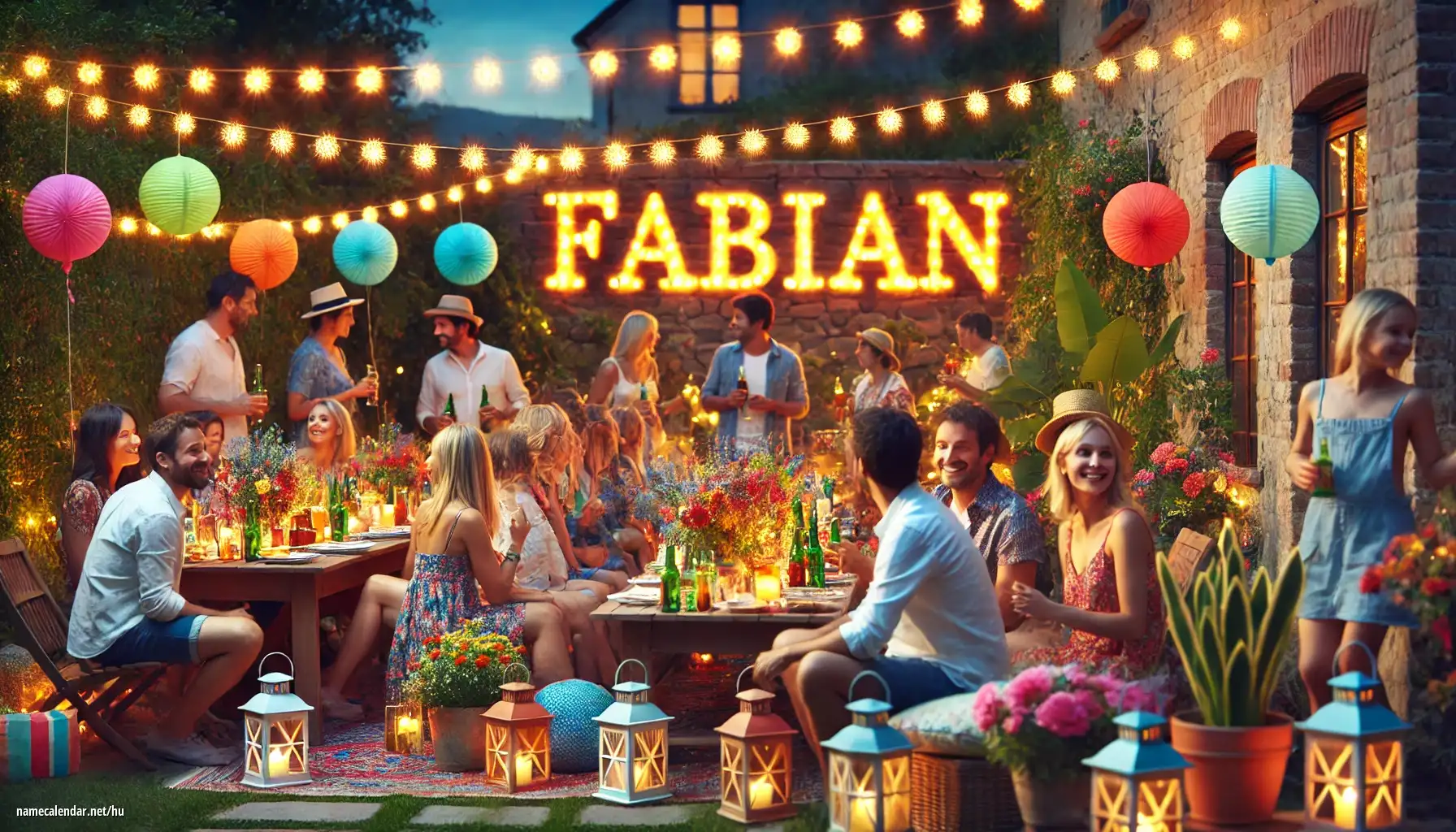 Névnap és név megünneplése - Fabián