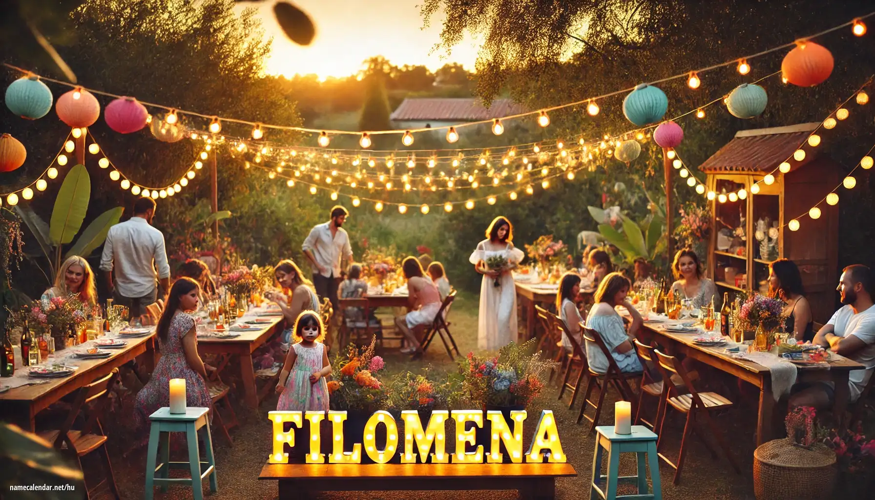 Névnap és név megünneplése - Filoména