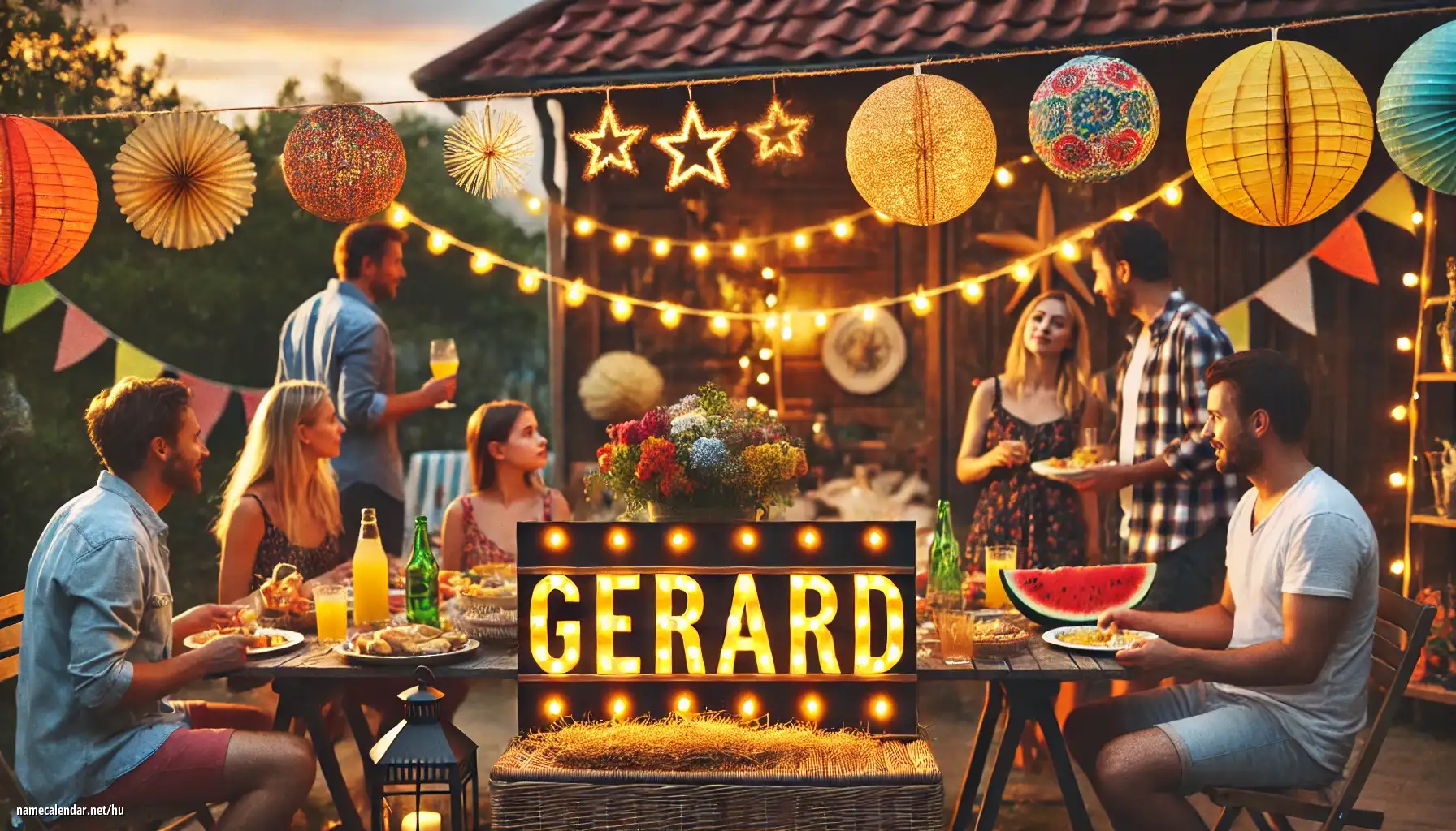 Névnap és név megünneplése - Gérard