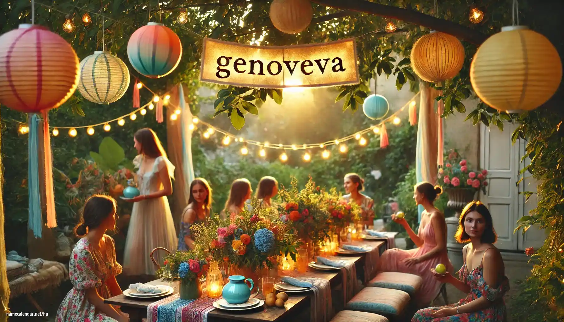 Névnap és név megünneplése - Genoveva