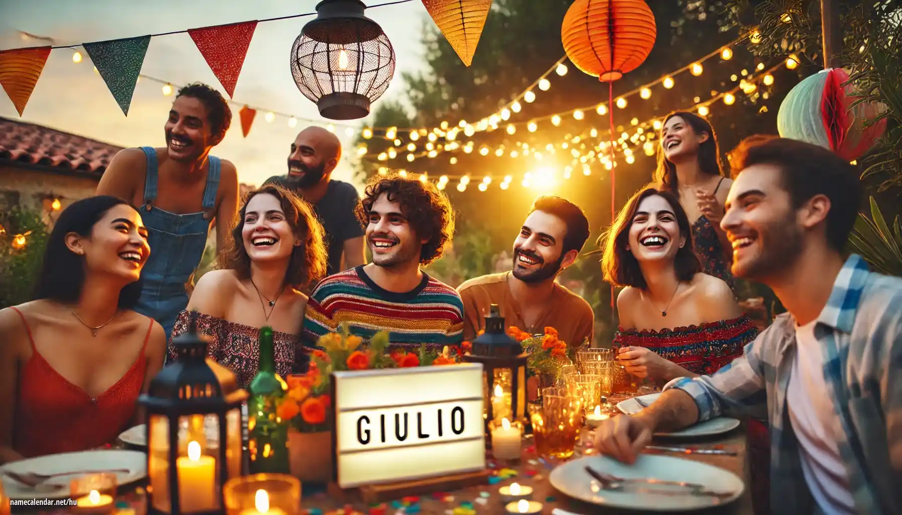 Névnap és név megünneplése - Giulio