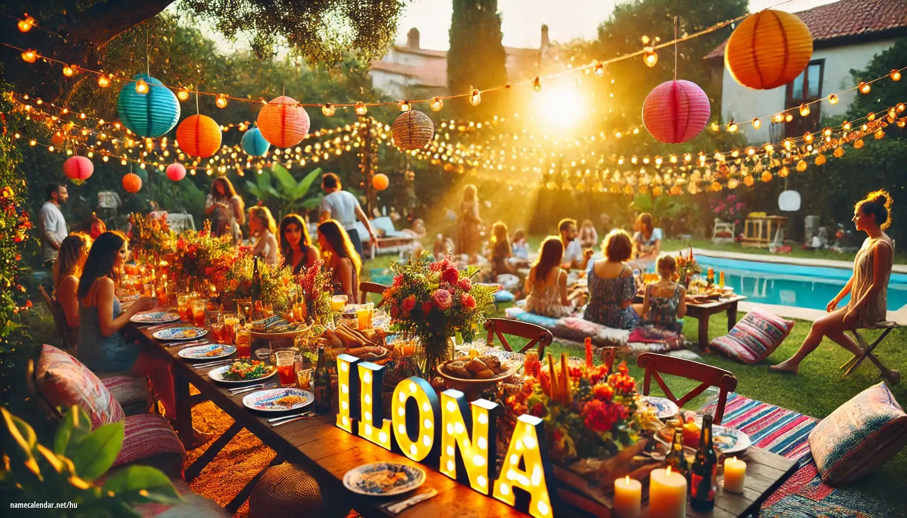 Névnap és név megünneplése - Ilona