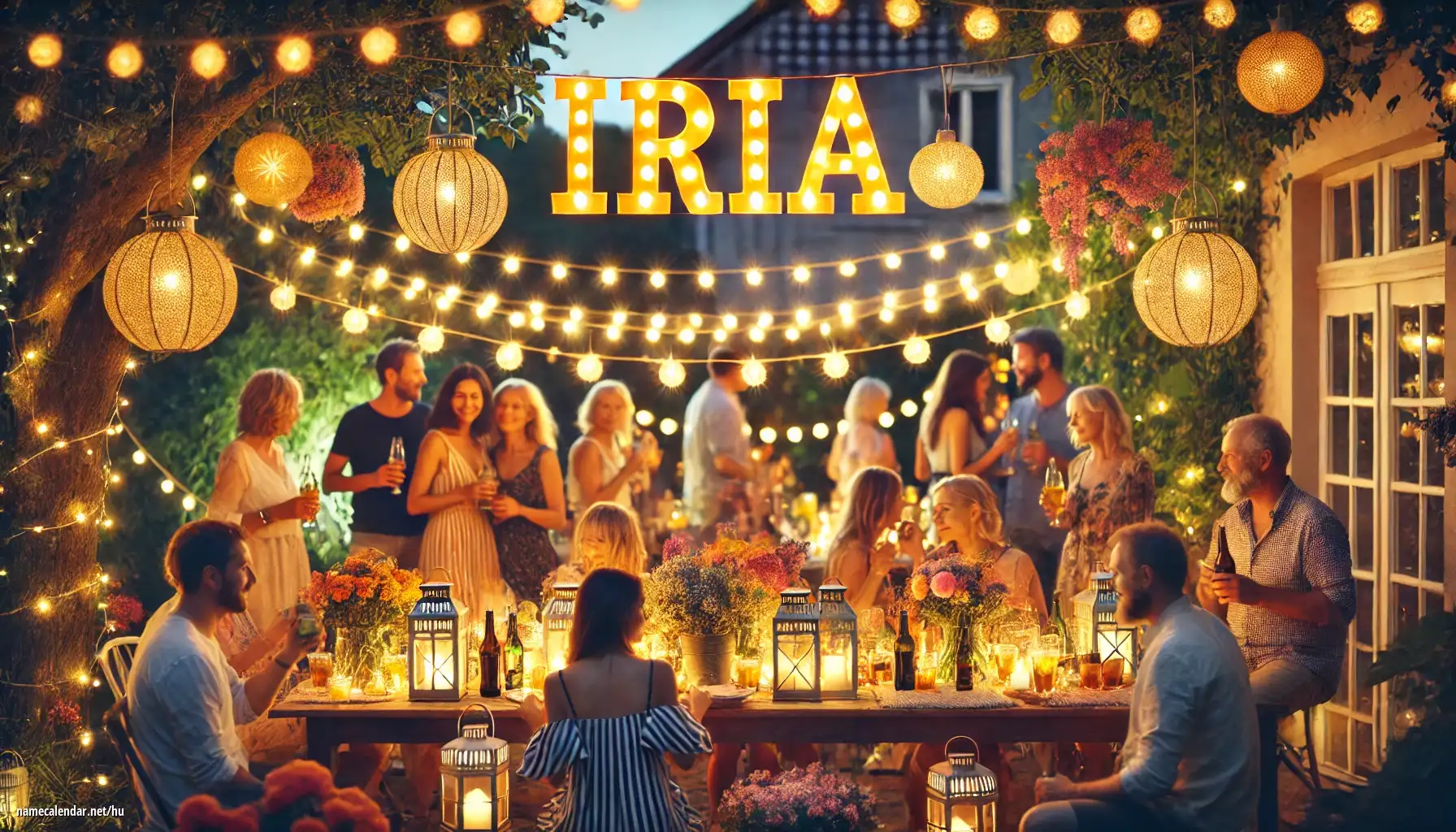 Névnap és név megünneplése - Iria