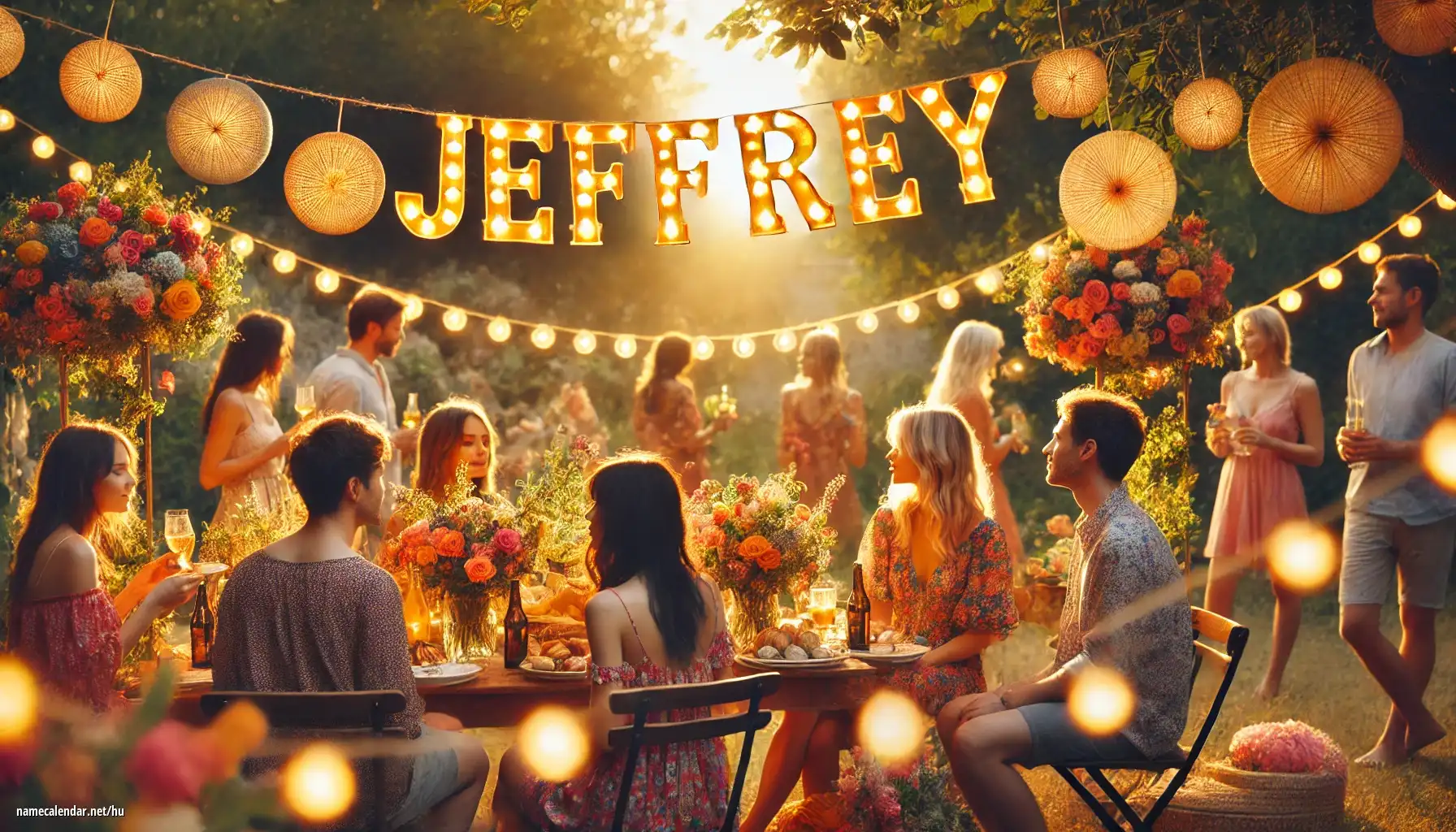 Névnap és név megünneplése - Jeffrey