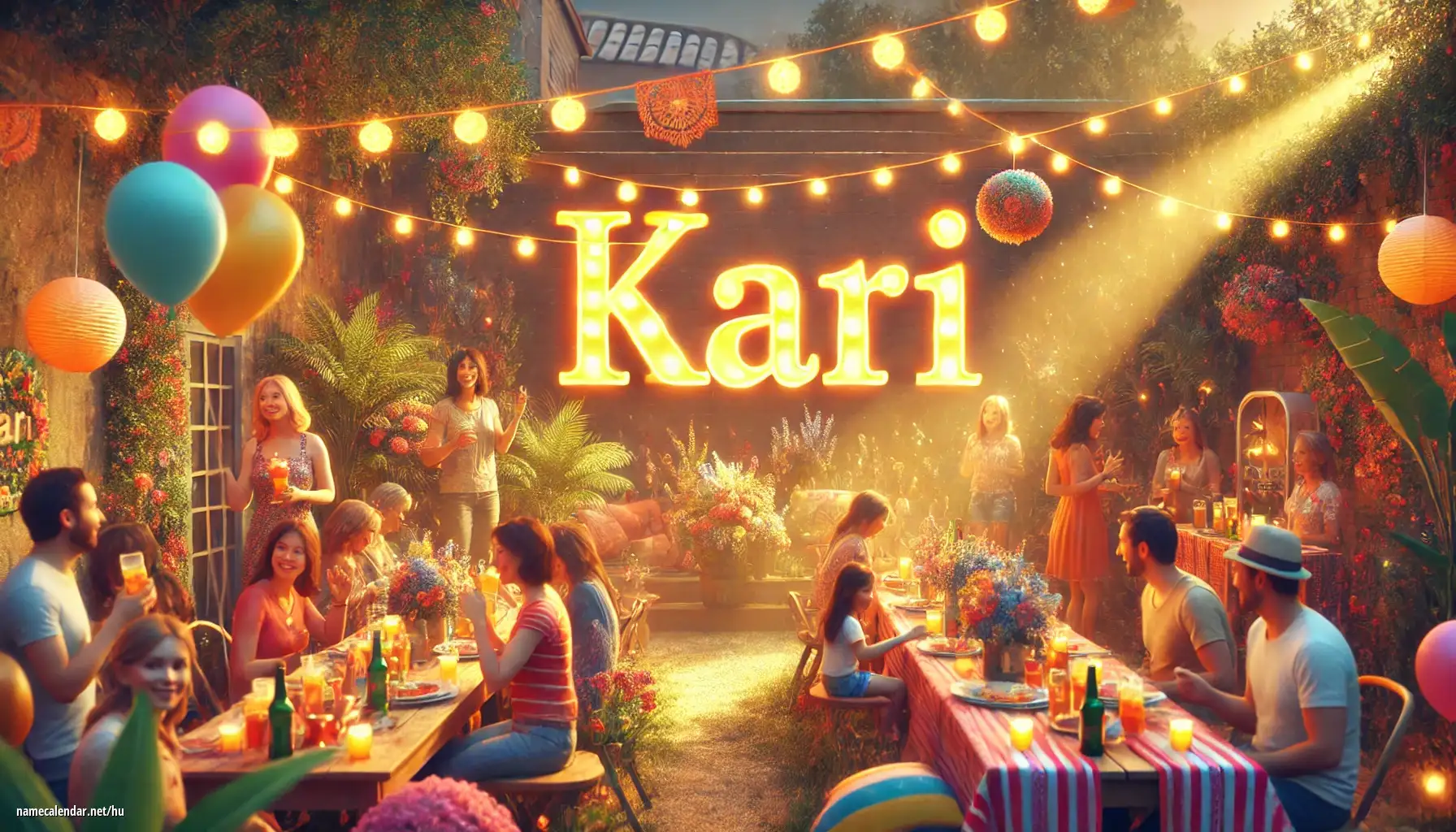 Névnap és név megünneplése - Kari