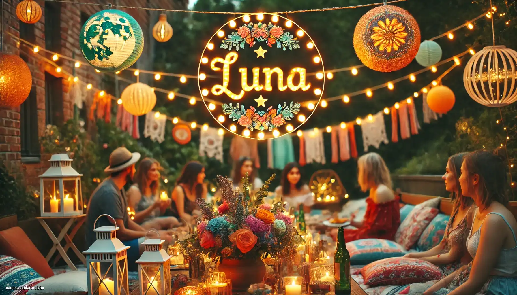 Névnap és név megünneplése - Luna