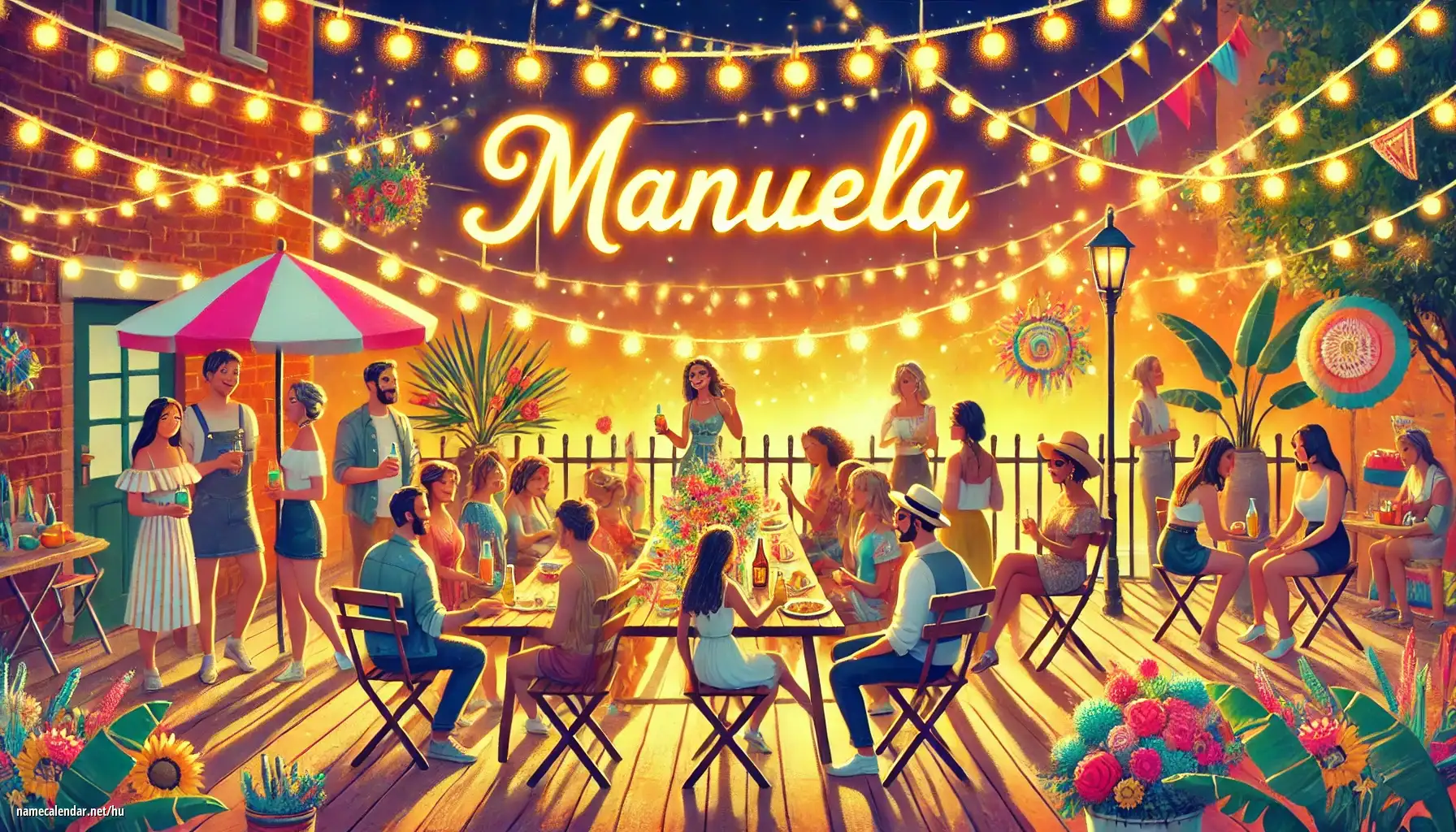 Névnap és név megünneplése - Manuela