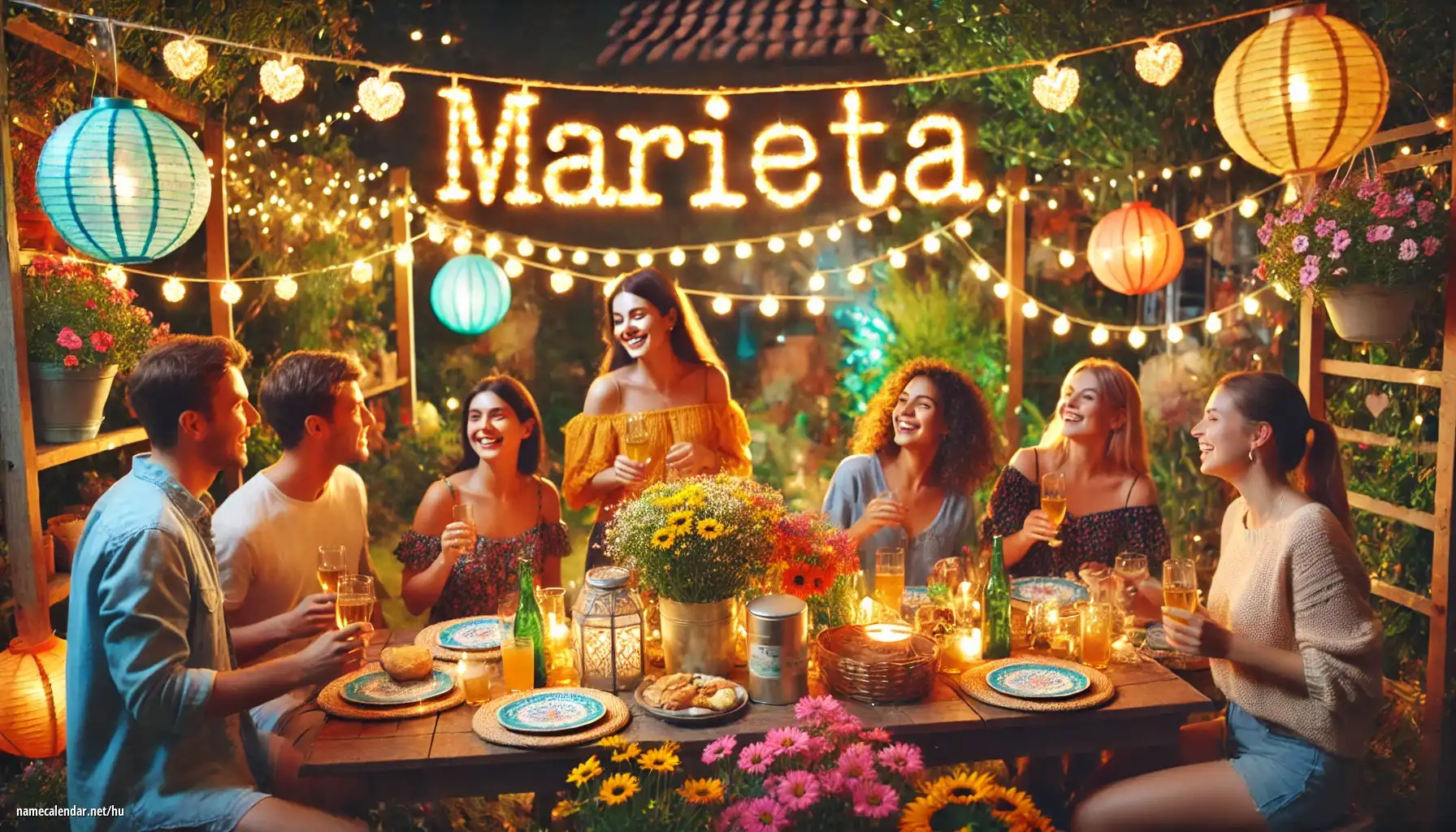 Névnap és név megünneplése - Marieta