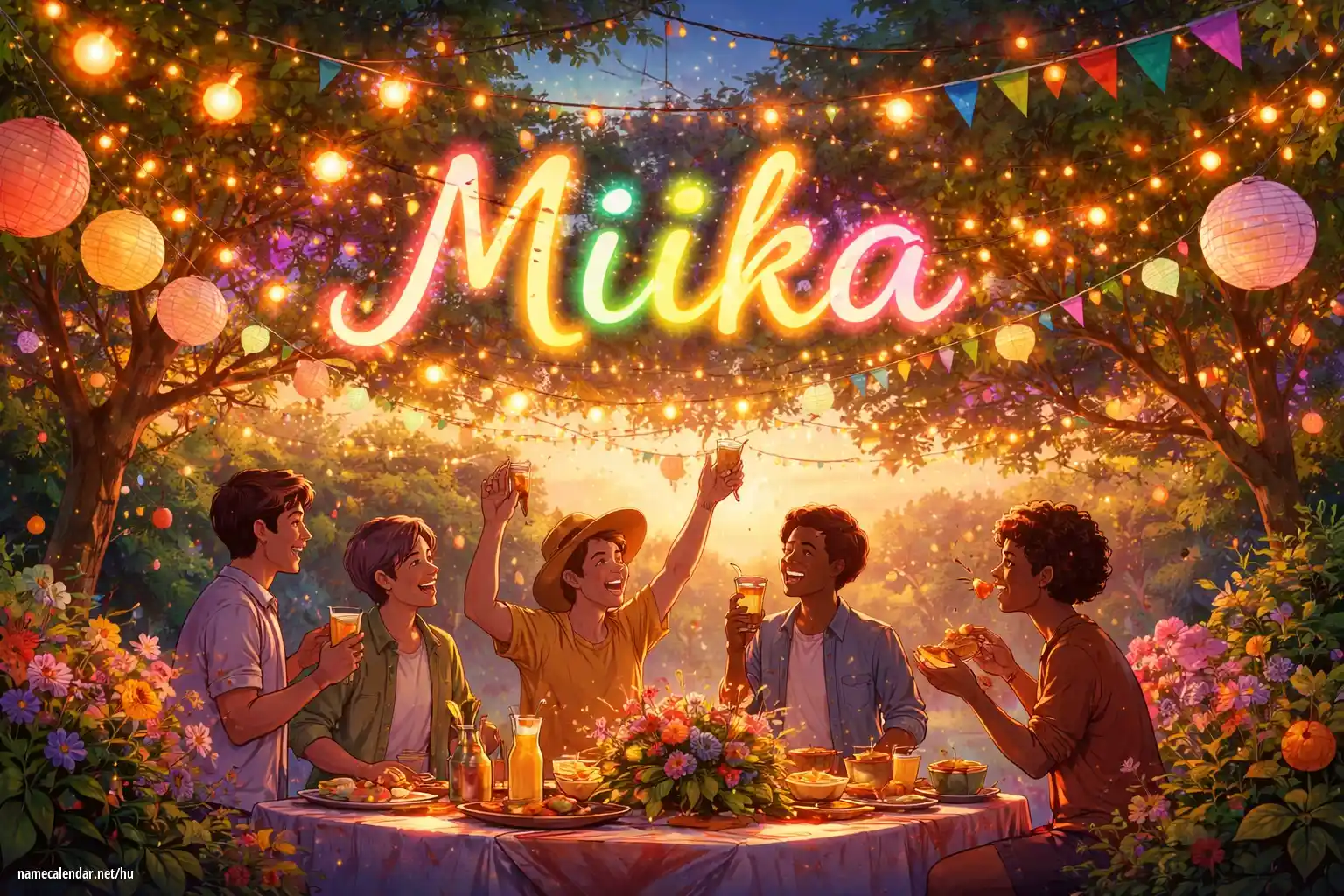 Névnap és név megünneplése - Miika
