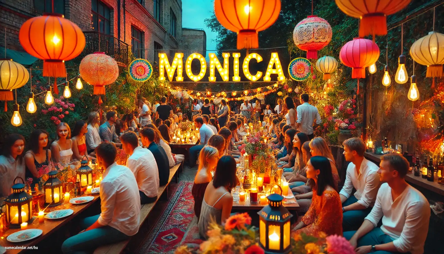 Névnap és név megünneplése - Monica