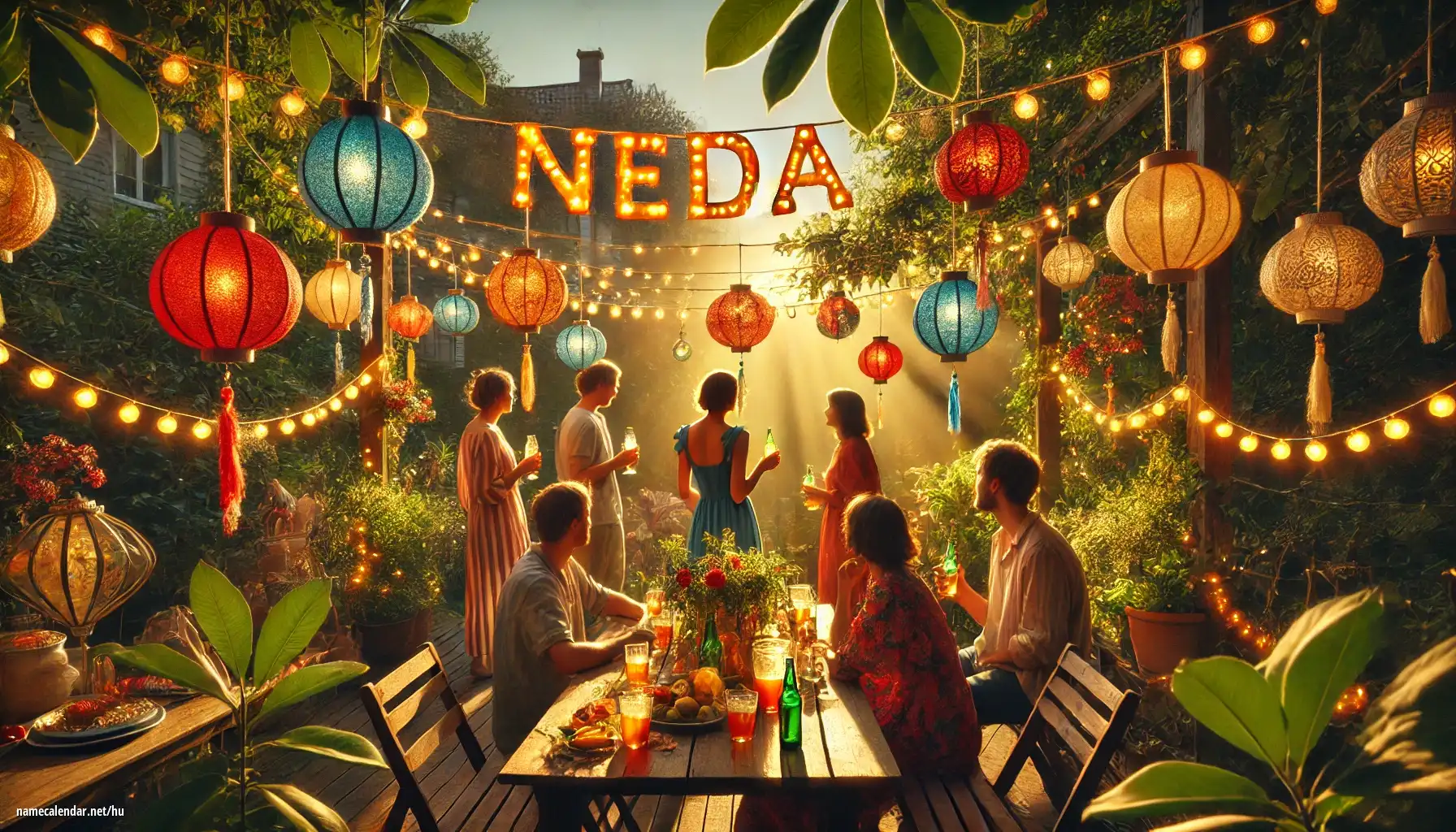 Névnap és név megünneplése - Neda