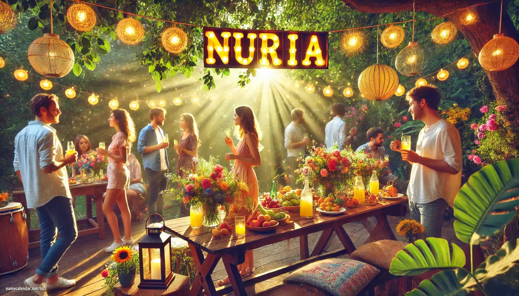 Névnap és név megünneplése - Nuria