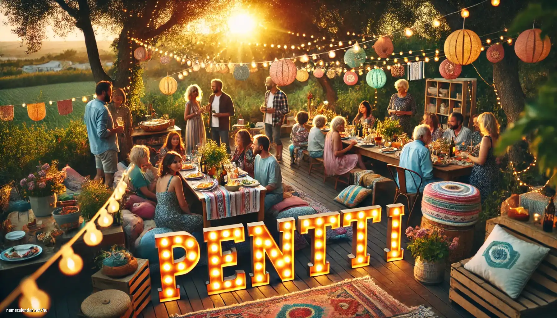 Névnap és név megünneplése - Pentti