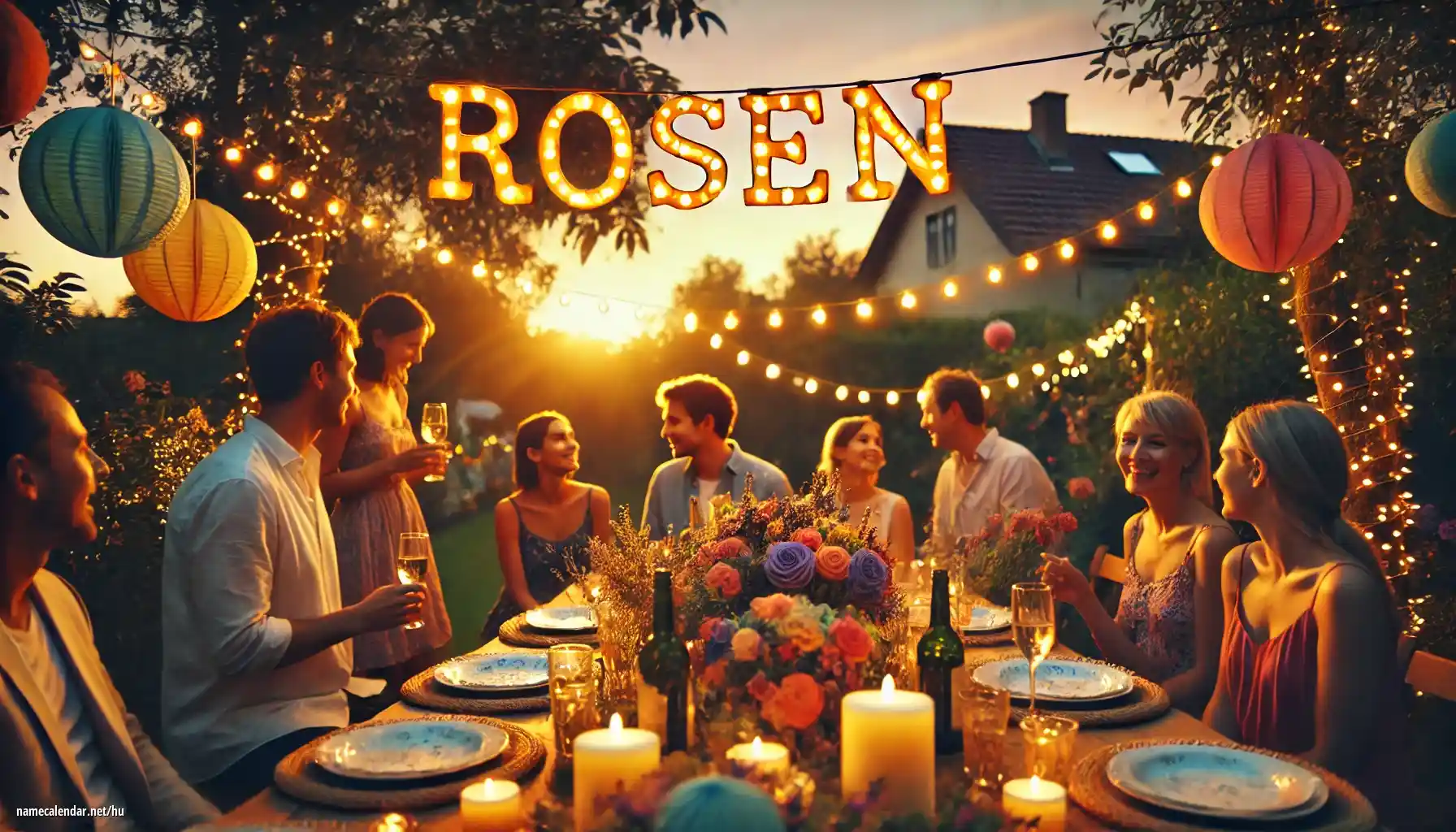 Névnap és név megünneplése - Rosen