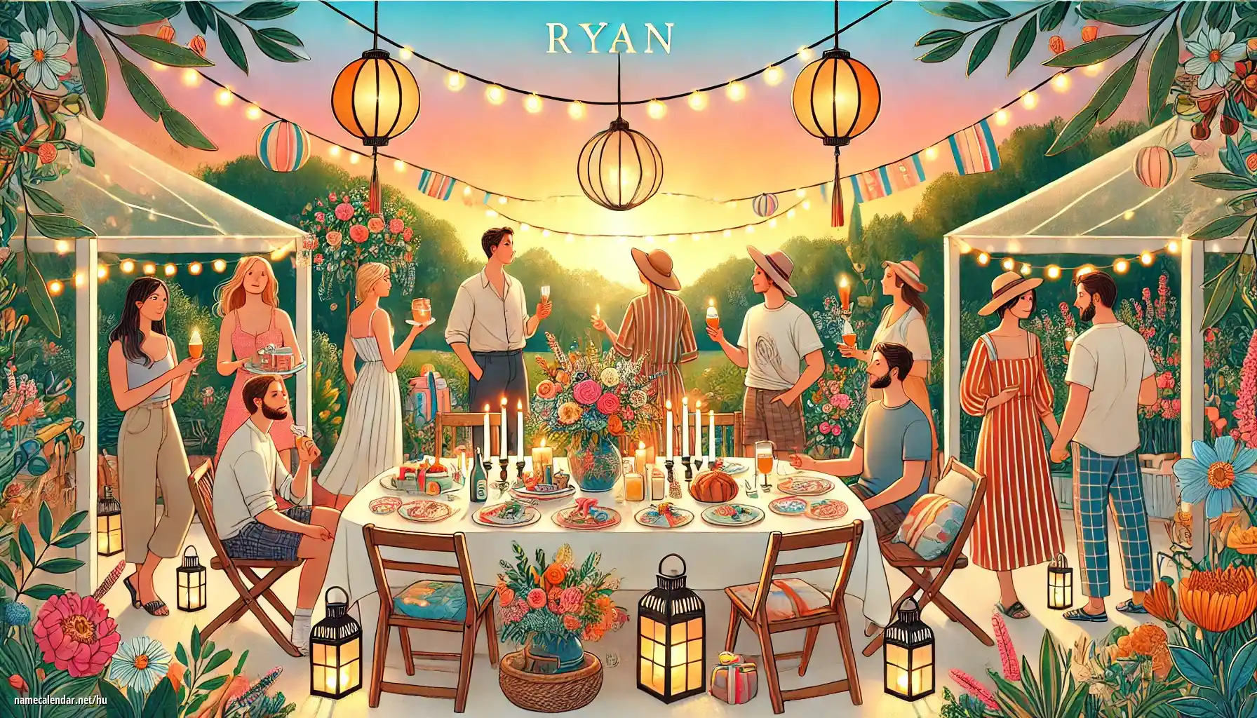 Névnap és név megünneplése - Ryan