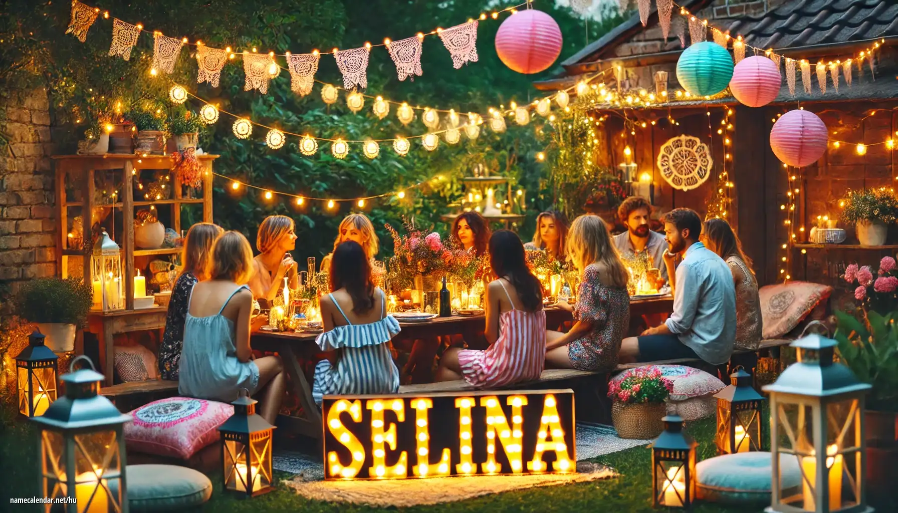 Névnap és név megünneplése - Selina