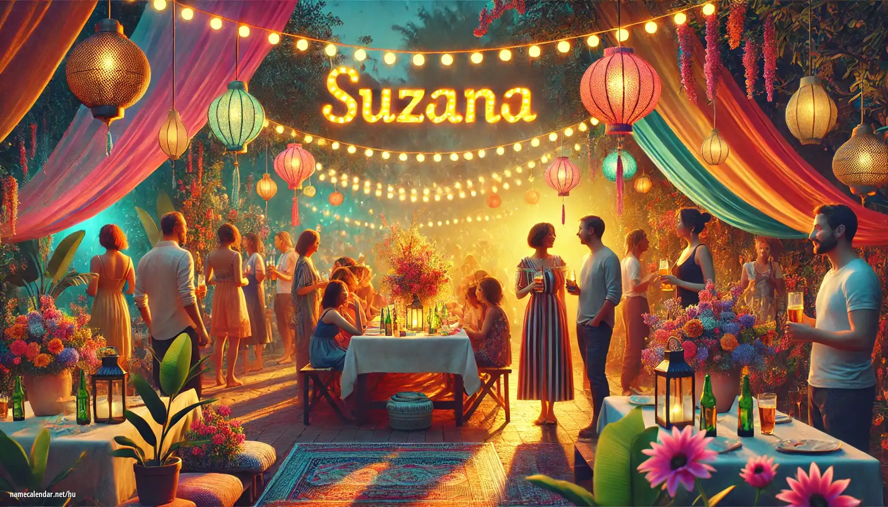 Névnap és név megünneplése - Suzana