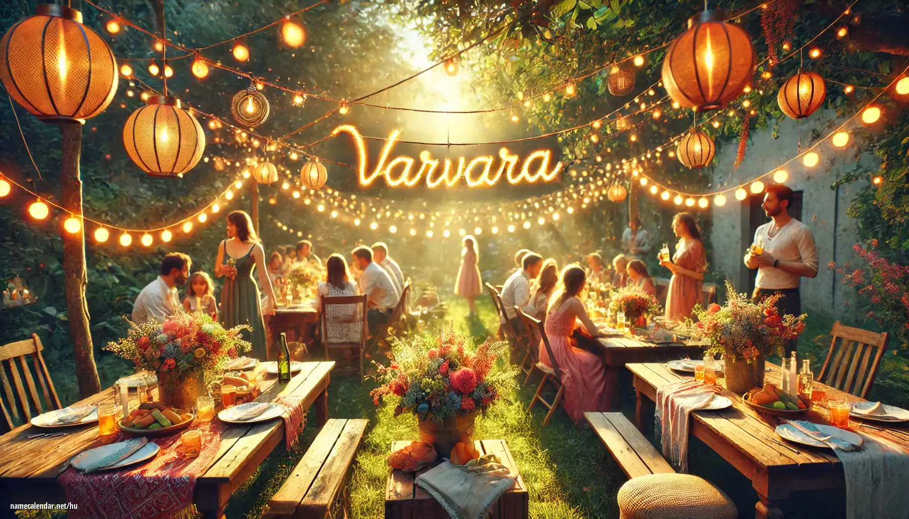 Névnap és név megünneplése - Varvara