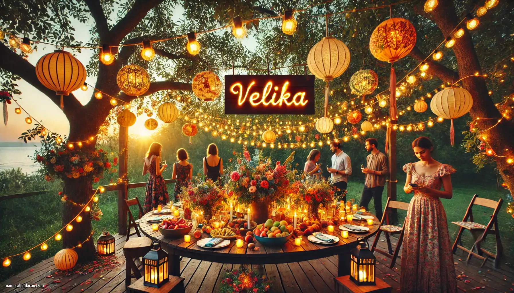 Névnap és név megünneplése - Velika