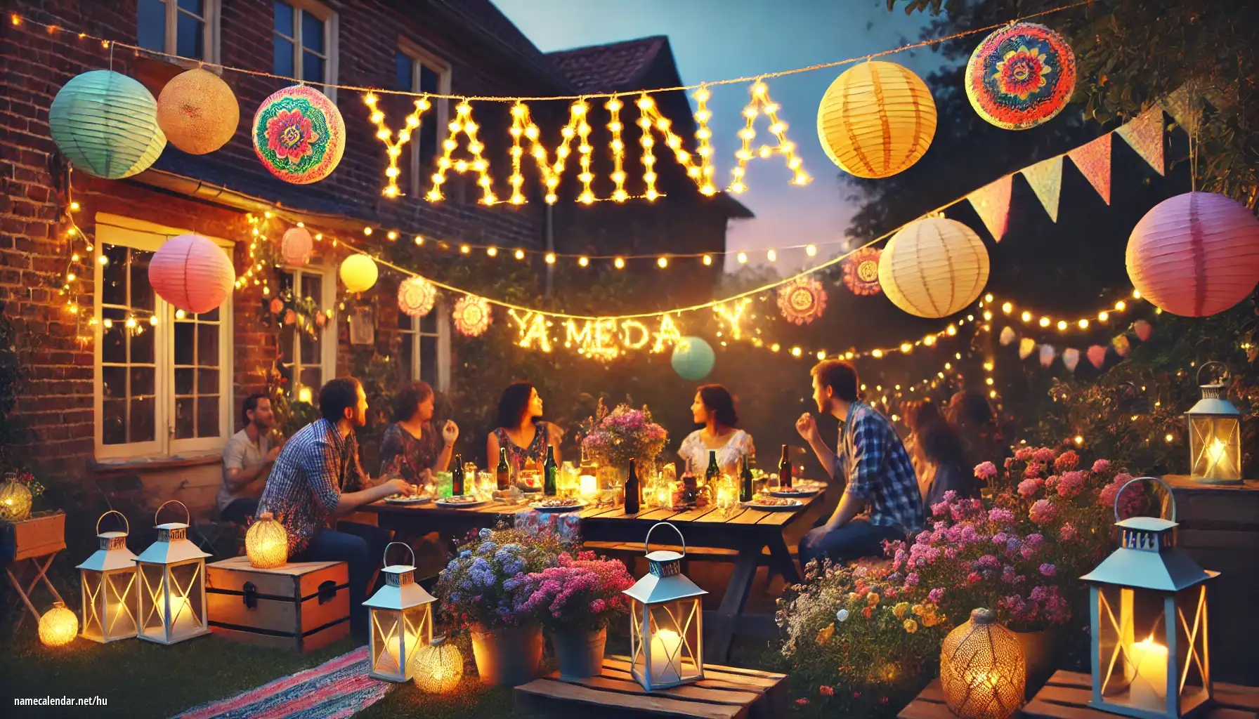 Névnap és név megünneplése - Yamina