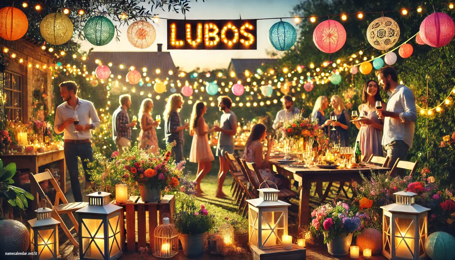 Celebrazione dell'onomastico e del nome - Lubos