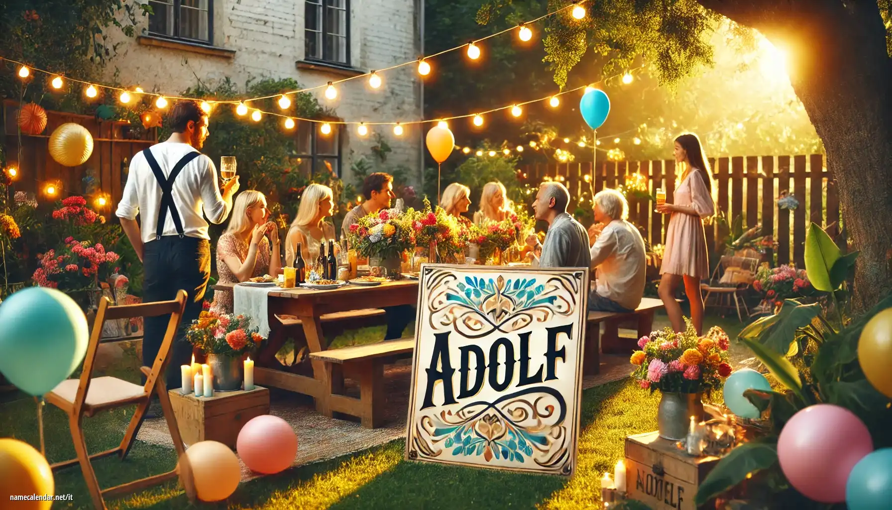 Celebrazione dell'onomastico e del nome - Adolf