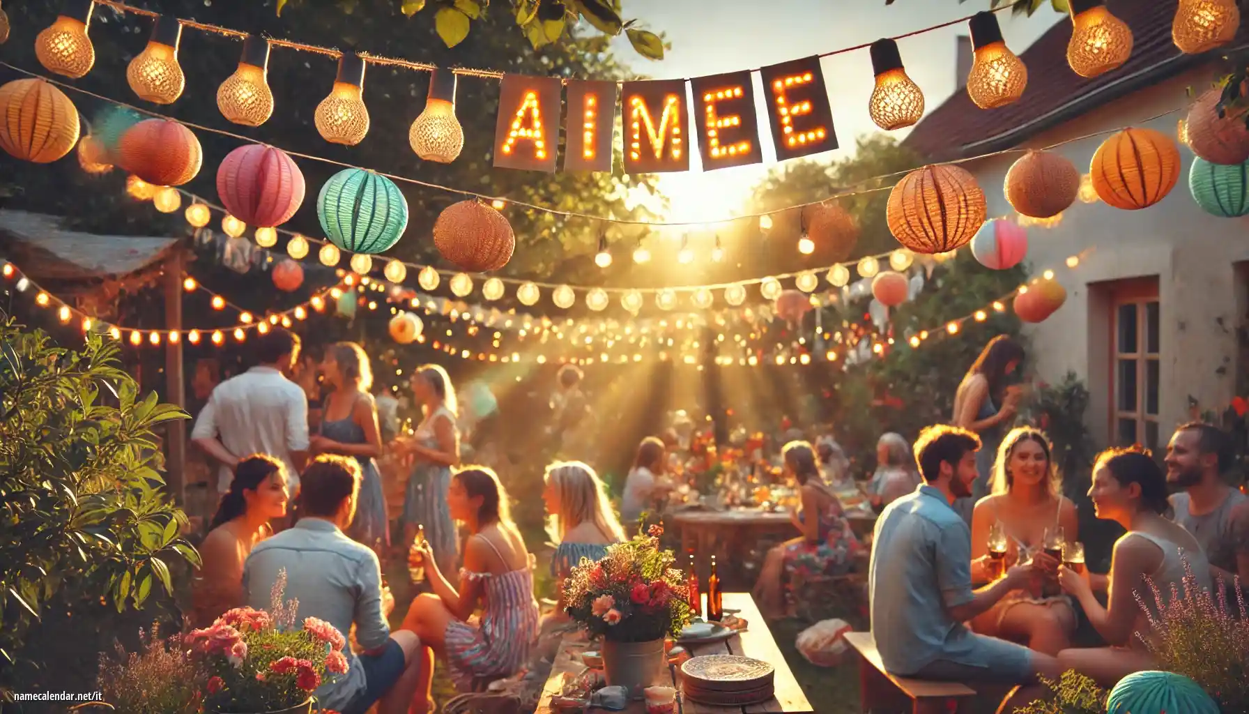 Celebrazione dell'onomastico e del nome - Aimée