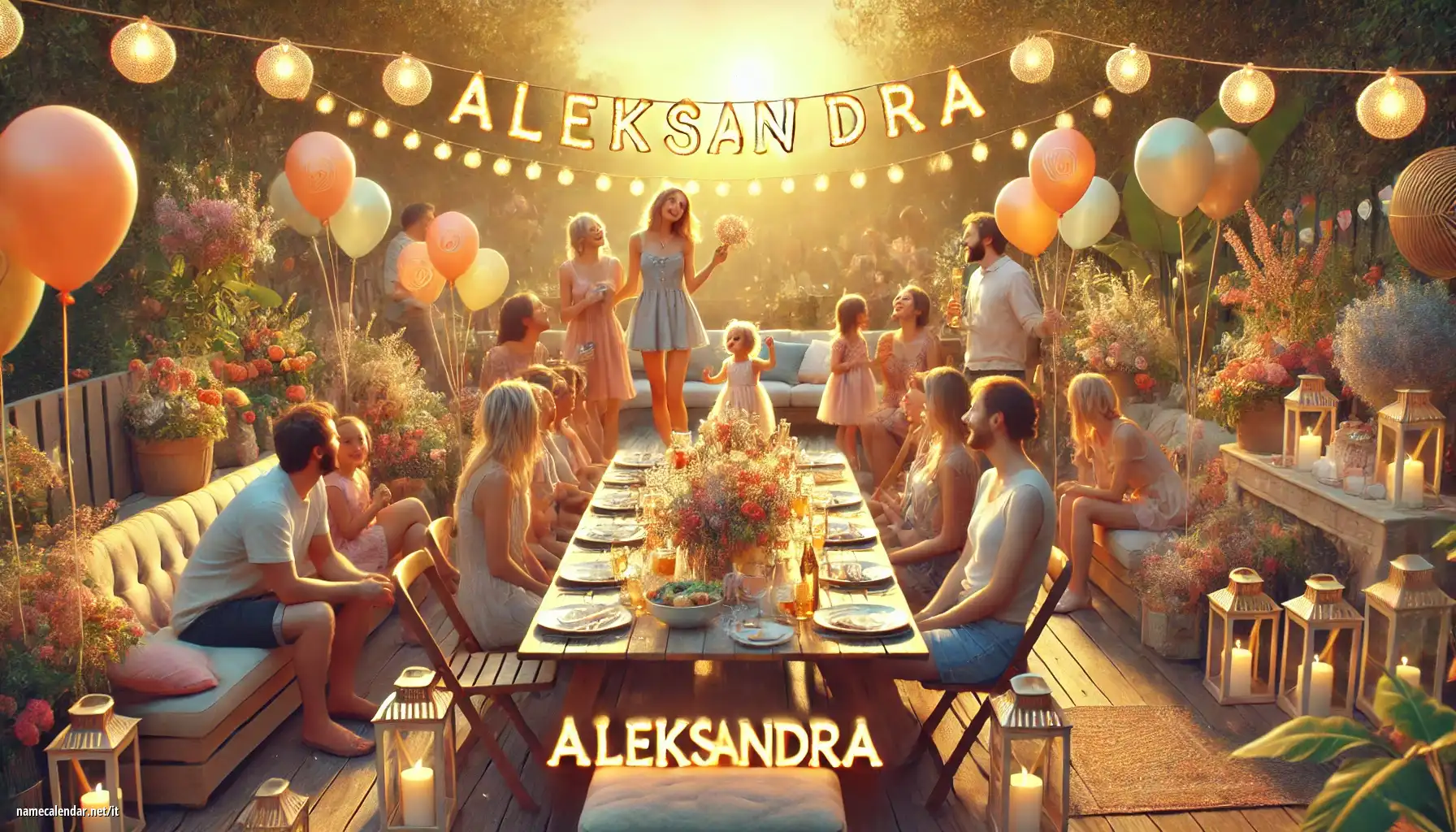 Celebrazione dell'onomastico e del nome - Aleksandra