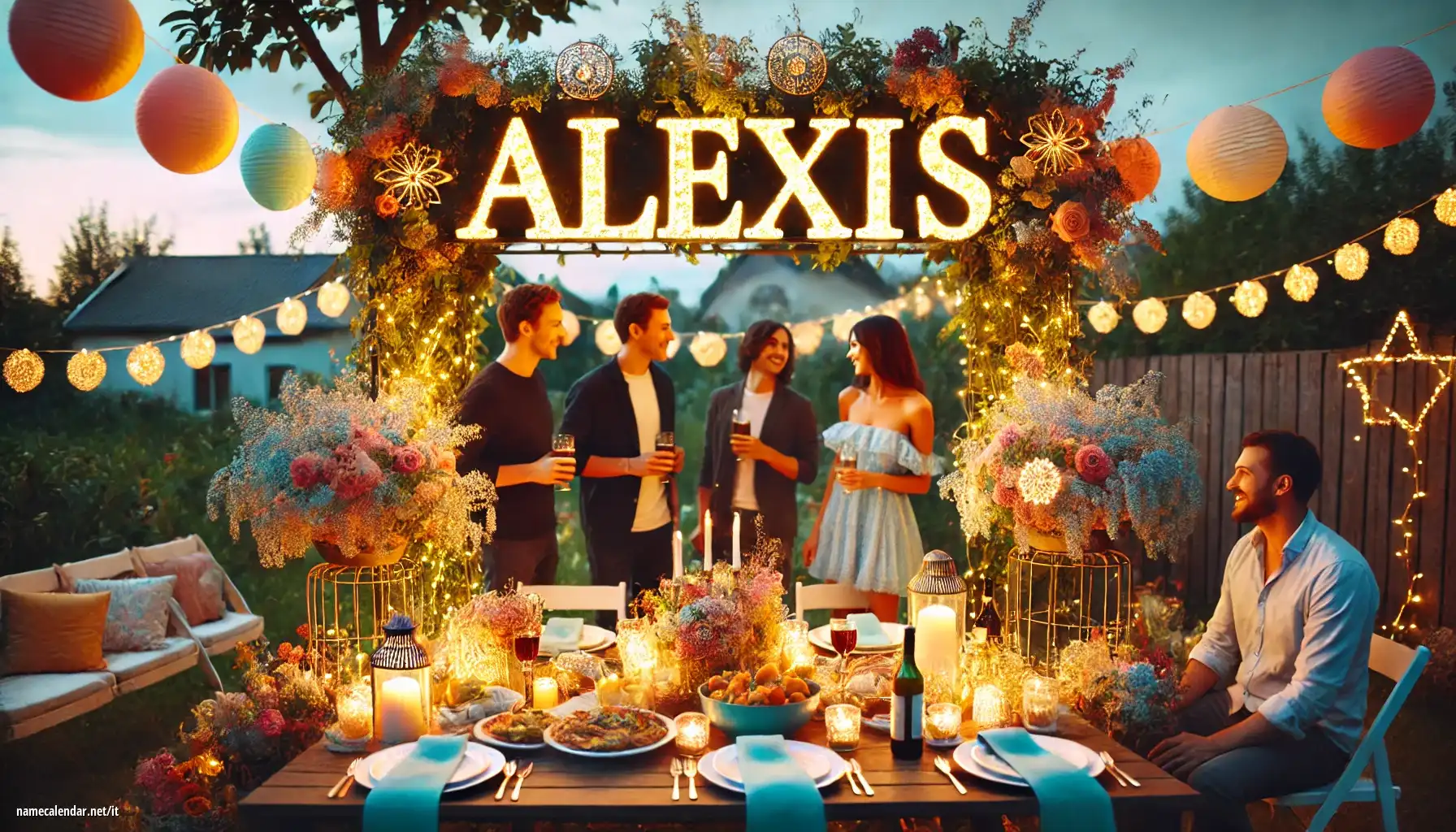 Celebrazione dell'onomastico e del nome - Alexis