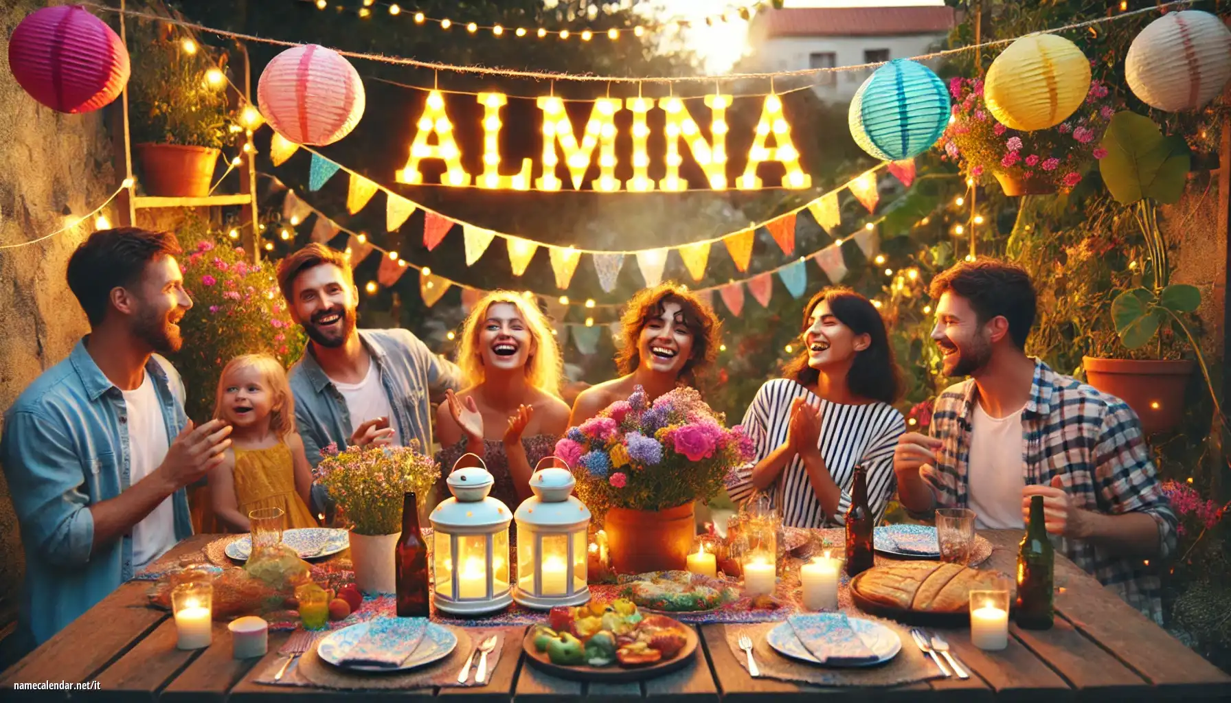 Celebrazione dell'onomastico e del nome - Almina