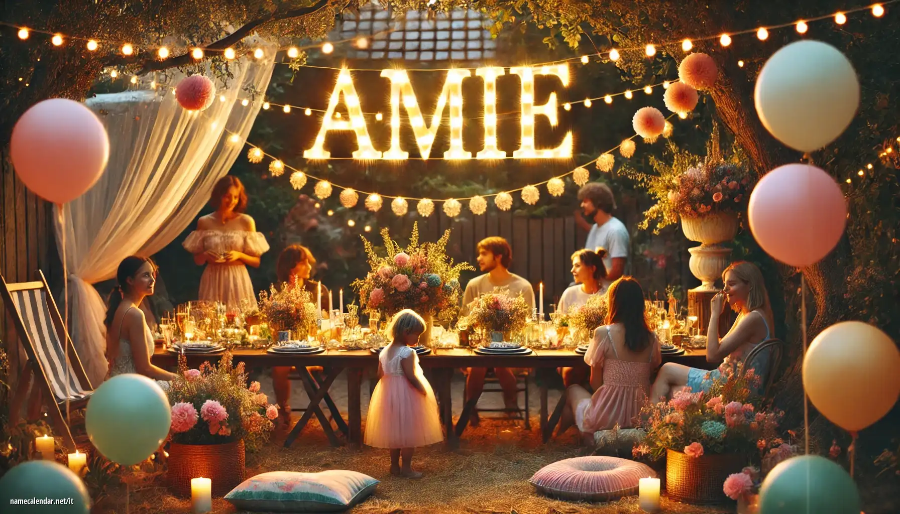 Celebrazione dell'onomastico e del nome - Amie