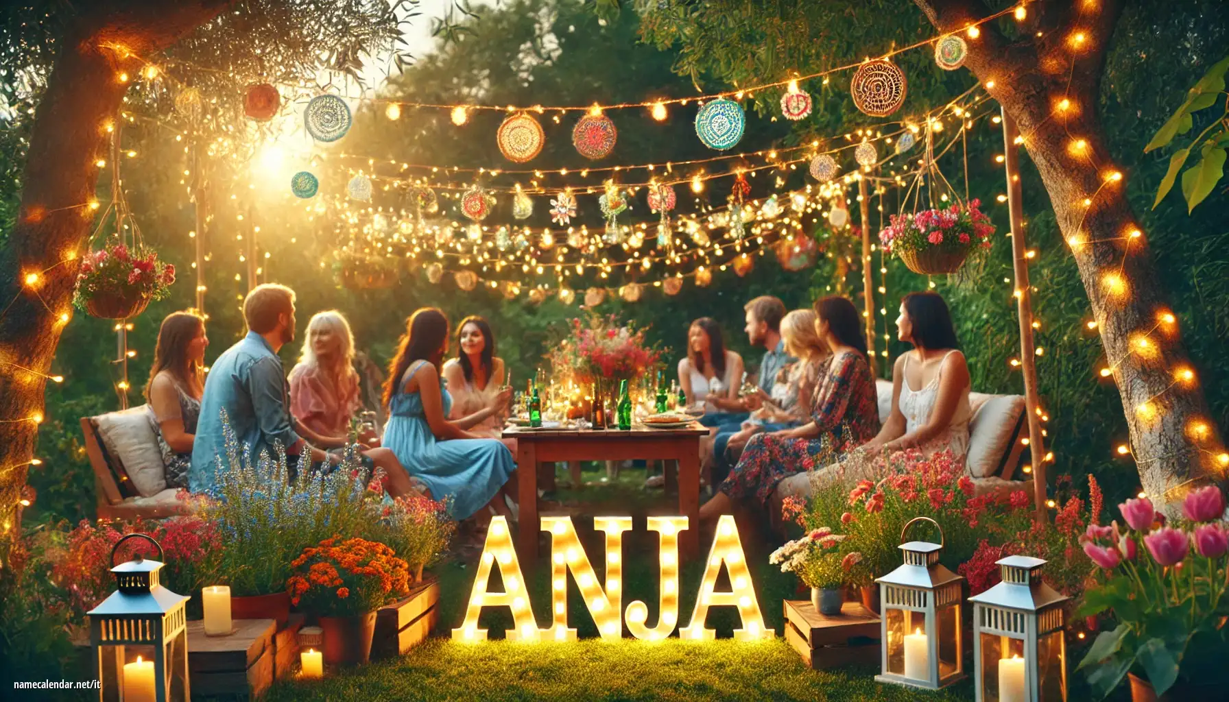 Celebrazione dell'onomastico e del nome - Anja