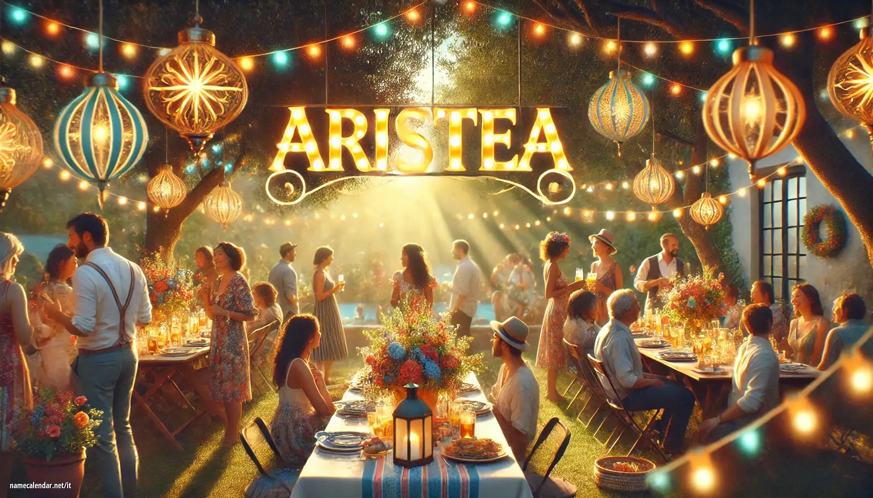 Celebrazione dell'onomastico e del nome - Aristea