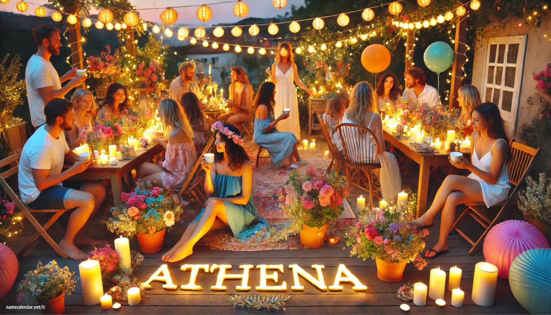 Celebrazione dell'onomastico e del nome - Athena