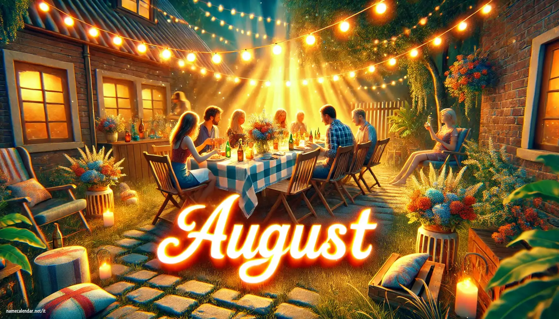 Celebrazione dell'onomastico e del nome - August