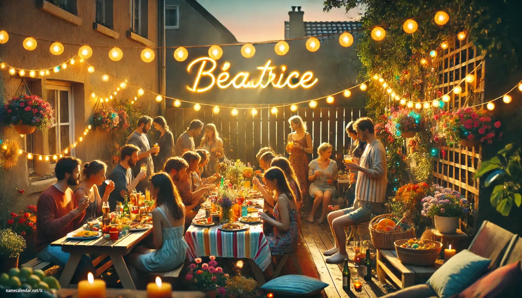 Celebrazione dell'onomastico e del nome - Béatrice