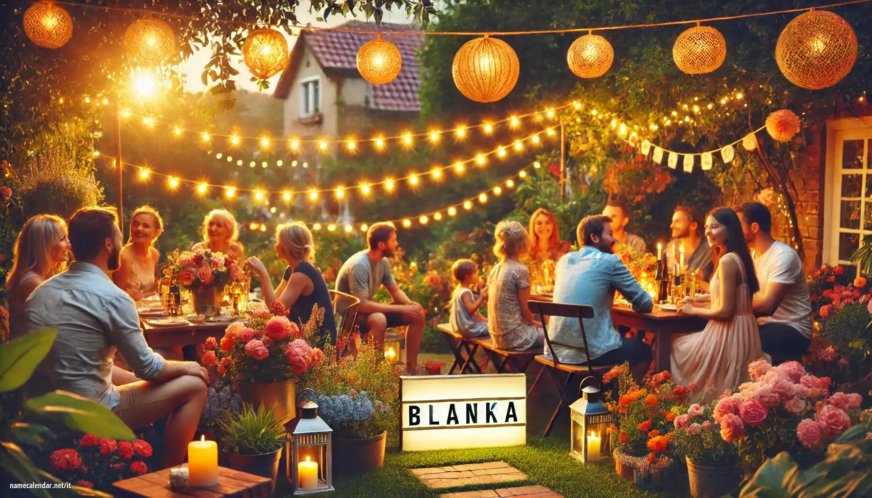 Celebrazione dell'onomastico e del nome - Blanka