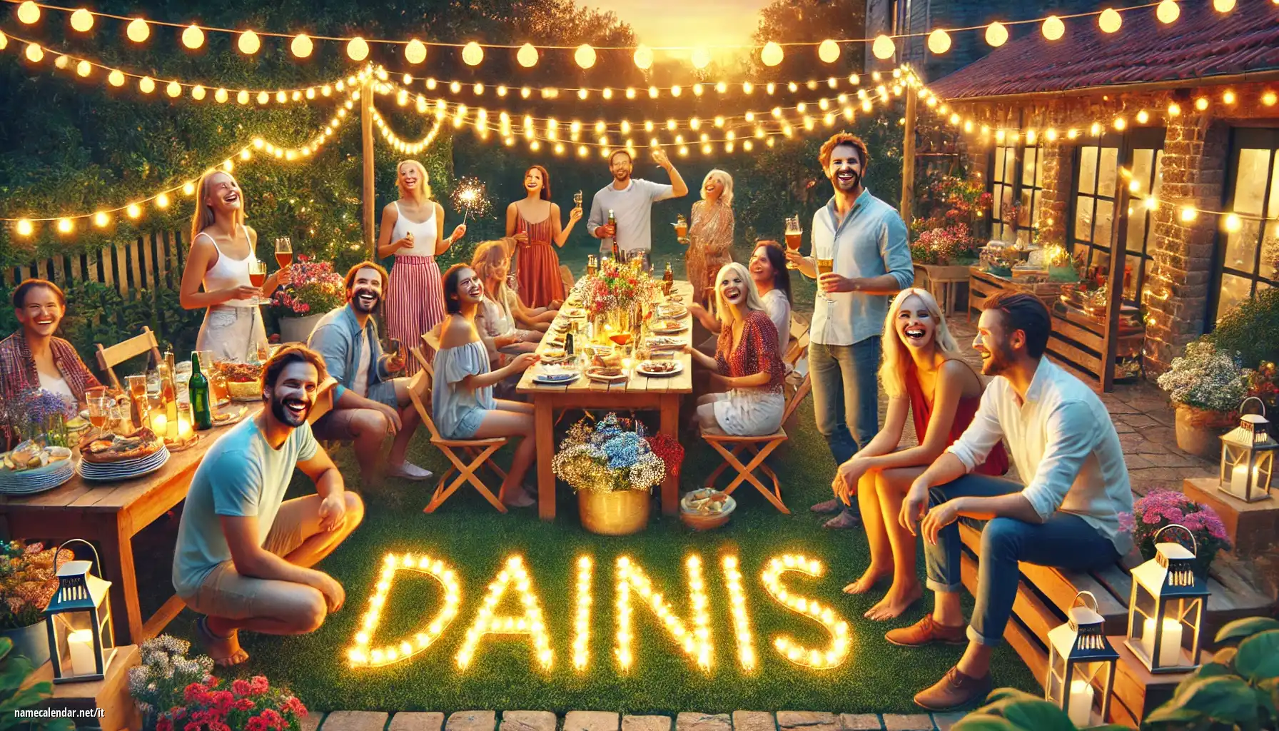 Celebrazione dell'onomastico e del nome - Dainis