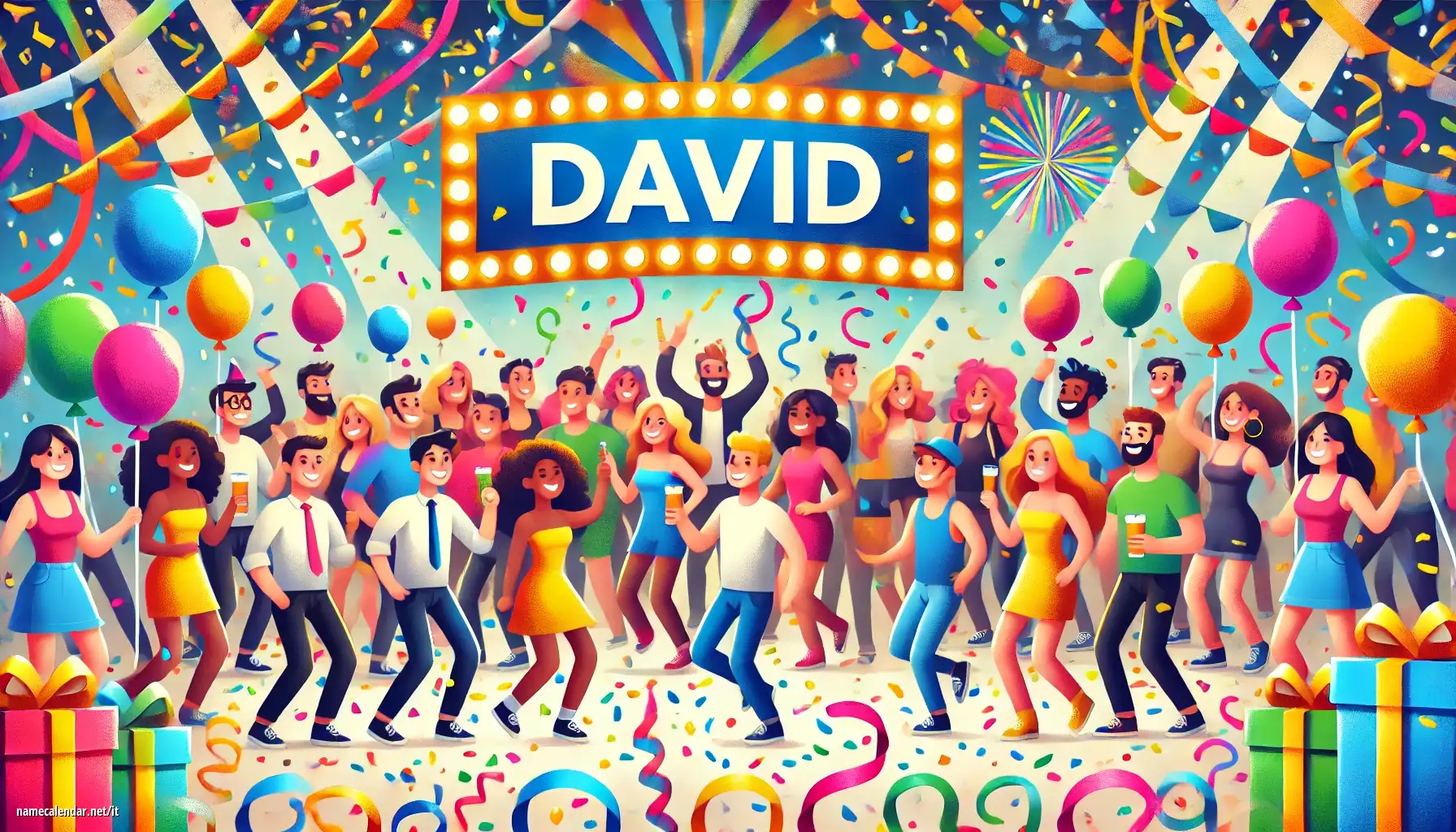 Celebrazione dell'onomastico e del nome - David