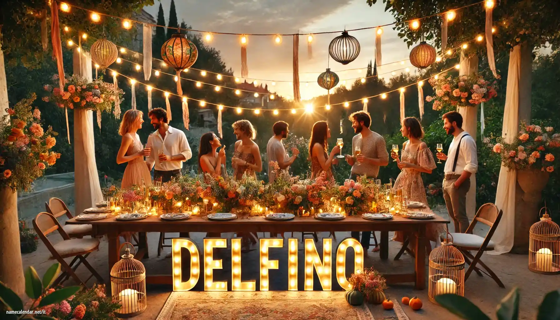 Celebrazione dell'onomastico e del nome - Delfino